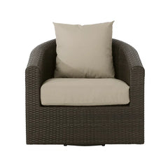 Dierdre Swivel Patio Chair with Cushions