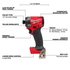 🔥Milwaukee 3697-27 M18 FUEL 18V 7 Tool Cordless Lithium-Ion Combo Kit