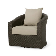 Dierdre Swivel Patio Chair with Cushions