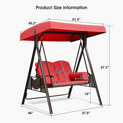 Brentley Porch Swing with Canopy