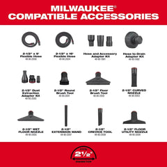 Milwaukee 0930-22HD M18 FUEL 12 Gallon Dual-Battery Wet/Dry Vacuum Kit