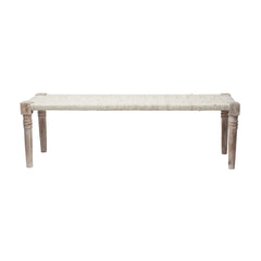 Boracay Island Reclaimed Fabric Bench