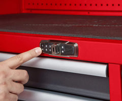 Milwaukee High Capacity 56 in. Tool Chest and Roller Cabinets Combo +18V Cordless Lithium-Ion 4 Tool Combo Kit