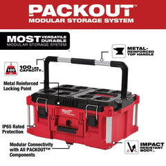 Milwaukee PACKOUT Heavy Duty Polymer Tool Box Combo Kit