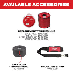 Milwaukee 2825-21ST M18 FUEL 18V 16-Inch QUIK-LOK String Trimmer Kit