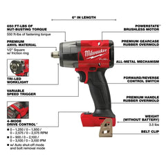 🔥Milwaukee 3697-27 M18 FUEL 18V 7 Tool Cordless Lithium-Ion Combo Kit