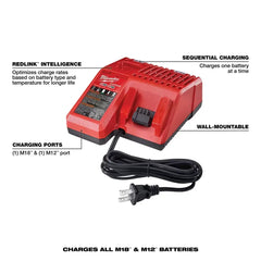 Milwaukee 48-59-1850 M18 18V 5.0Ah REDLITHIUM XC System Starter Kit