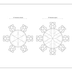 Jupiter Island Round Extension Dining Table