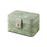 Embossed Leather Pattern Premium Jewelry Box