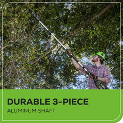 80V Cordless Pole Saw with 14-Foot Reach, 2.0Ah Battery and Charger