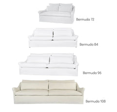 Bermuda Slipcovered Fabric Sofa