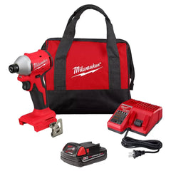Milwaukee Pre-Sale 3650-21P M18 18V 1/4" Compact Hex Impact Driver Kit