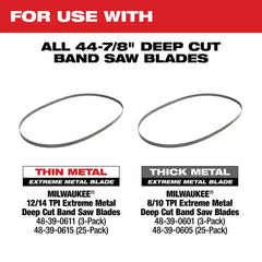 Milwaukee 2729-22 M18 FUEL 18V Deep Cut Band Saw Kit