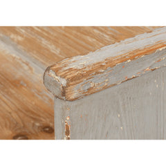 Grey Wash Reclaimed Pine Bench