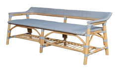 Lucco Natural Rattan Bench