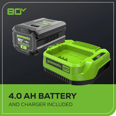 80V Cordless Chainsaw 18-Inch with 4.0Ah Battery and Charger