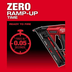 Milwaukee 2839-21CT M18 FUEL 18V 15 Guage Cordless Finish Nailer Kit