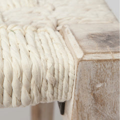 Boracay Island Reclaimed Fabric Bench