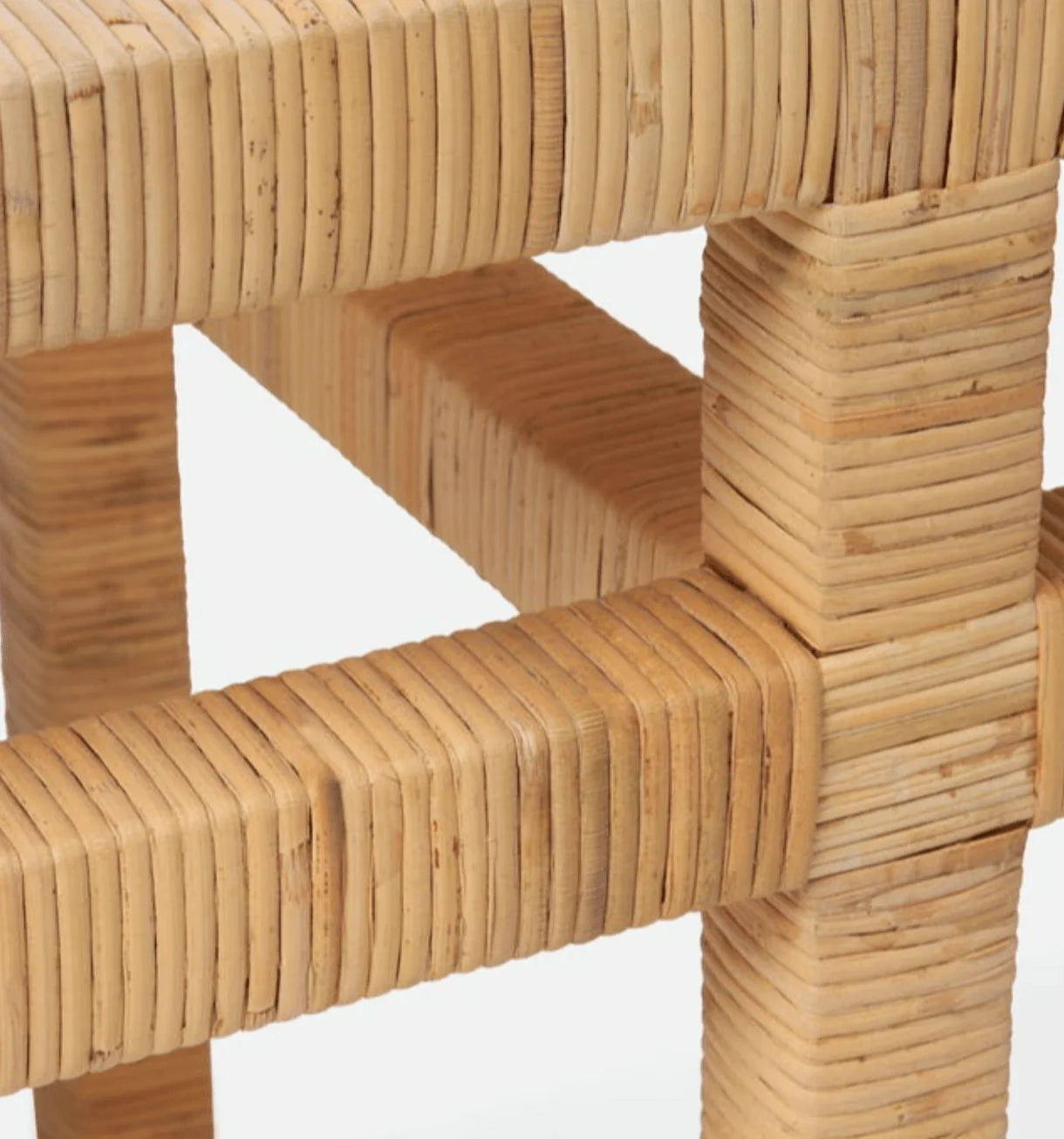 Islamorada Natural Rattan Bench