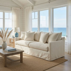 Merritt Island Slipcovered Fabric Sofa