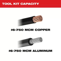 Milwaukee 2877-22 M18 18V FORCE LOGIC 750 MCM Dieless Crimper