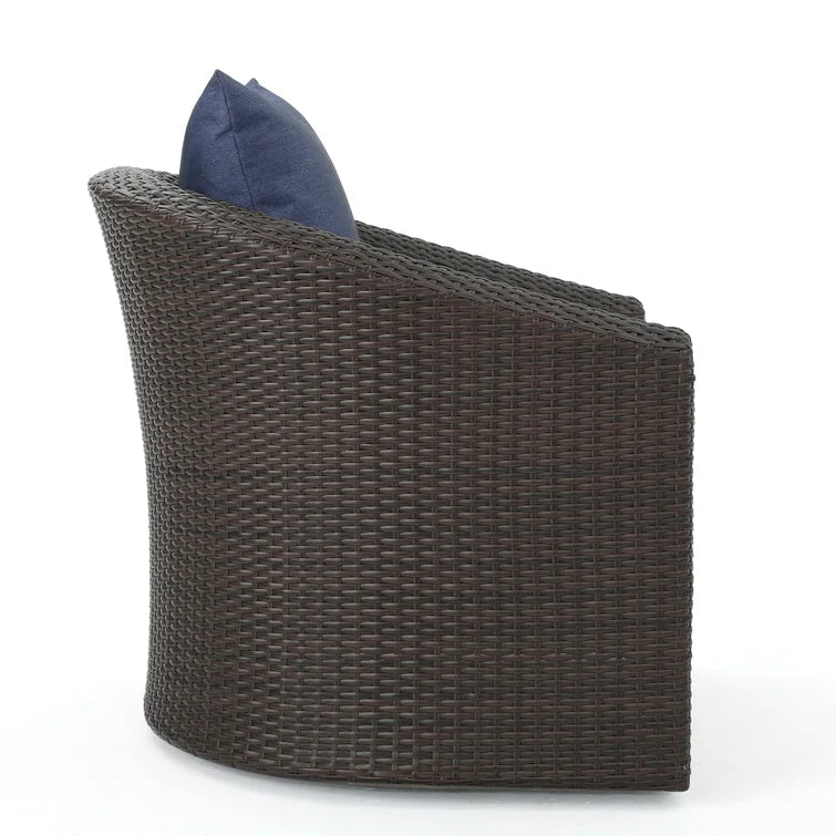 Dierdre Swivel Patio Chair with Cushions
