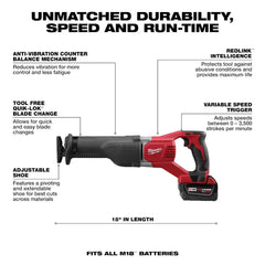 Milwaukee Pre-Sale 2696-26A M18 18V 6 Tool Cordless Combo Kit w/ Impact and Multi-Tool