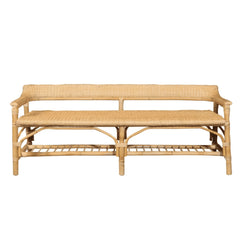 Lucco Natural Rattan Bench
