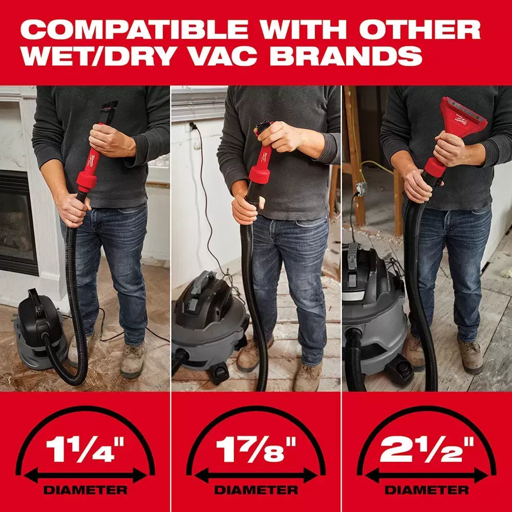 Milwaukee 0930-22HDB M18 FUEL 18V 12 Gallon Wet/Dry Vacuum Kit w/ Air-Tip Kit