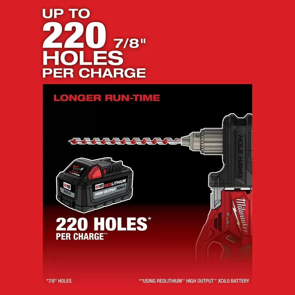Milwaukee Pre-Sale 2807-20 M18 FUEL 18V 12" HOLE HAWG Right Angle Drill -Bare Tool