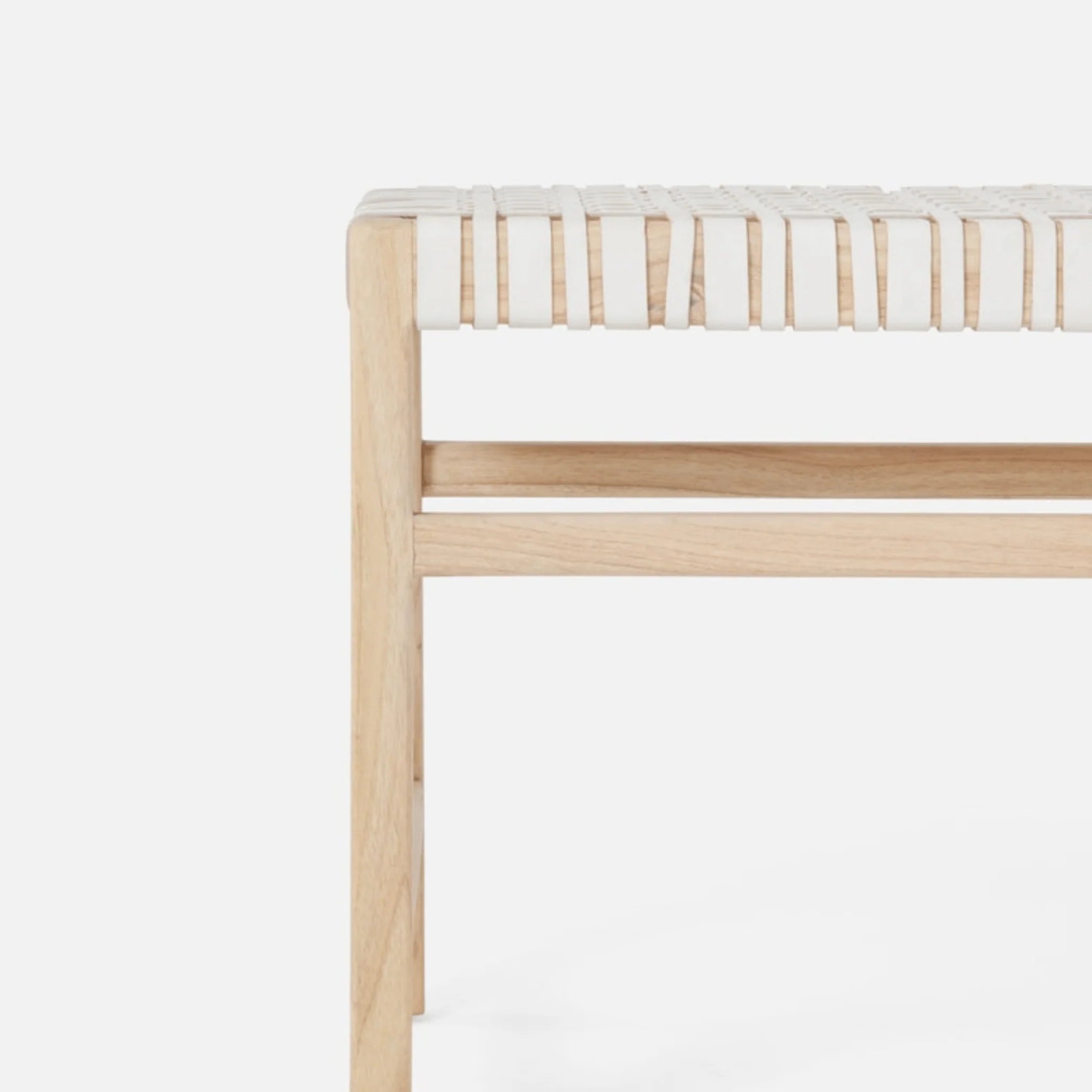 Bruny Island Full Grain Leather Bench