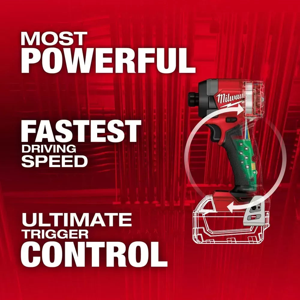 Milwaukee Pre-Sale 2953-20 M18 FUEL 18V 1/4" Hex Cordless Li-Ion Impact Driver -Bare Tool