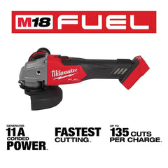 Milwaukee Pre-Sale 2881-20 M18 FUEL 4-1/2" / 5" Grinder Slide Switch Lock-On - Bare Tool