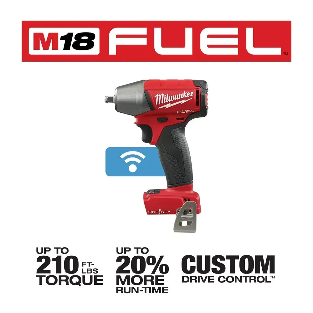 Milwaukee Pre-Sale 2758-20 M18 FUEL 18V 3/8" Compact Impact Wrench Kit - Bare Tool