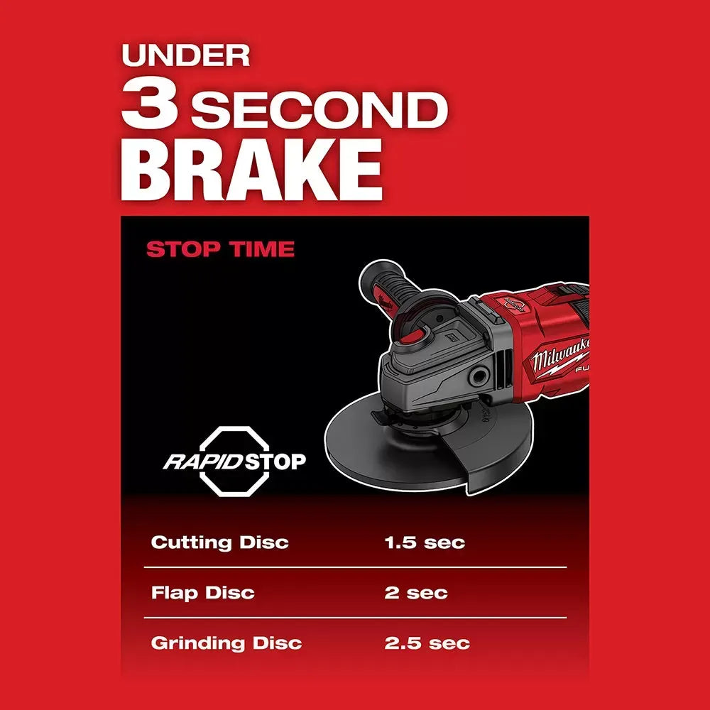 Milwaukee Pre-Sale 2981-20 M18 FUEL 18V 4-1/2 - 6 Inch Slide Switch Grinder, Bare Tool