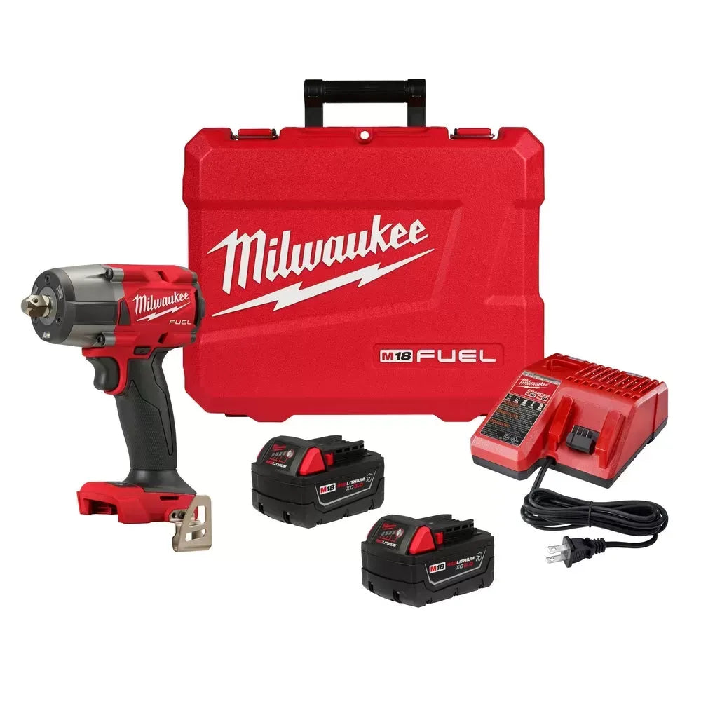 Milwaukee Pre-Sale 2962P-22R M18 FUEL 18V 1/2" Mid-Torque Impact Wrench w/ Pin Detent Kit