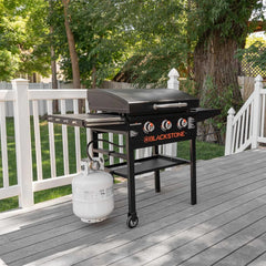 28 Inch Gas Griddle - 3 Burner Outdoor Flat Top Grill with Accessories