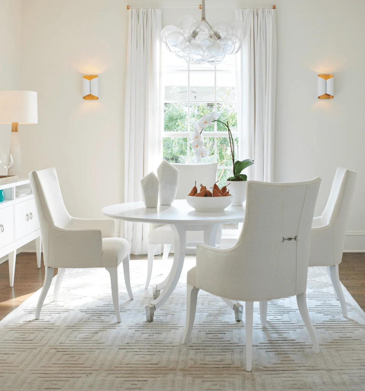 Barrington Round Dining Table with Pedestal Base