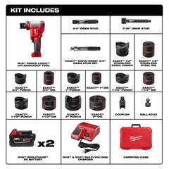 Milwaukee 2677-81 M18 18V FORCE LOGIC 6T Knockout Tool Kit - Recon