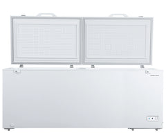 21.0 Cu. Ft. Chest Freezer with Double Doors - White with External Temperature Control