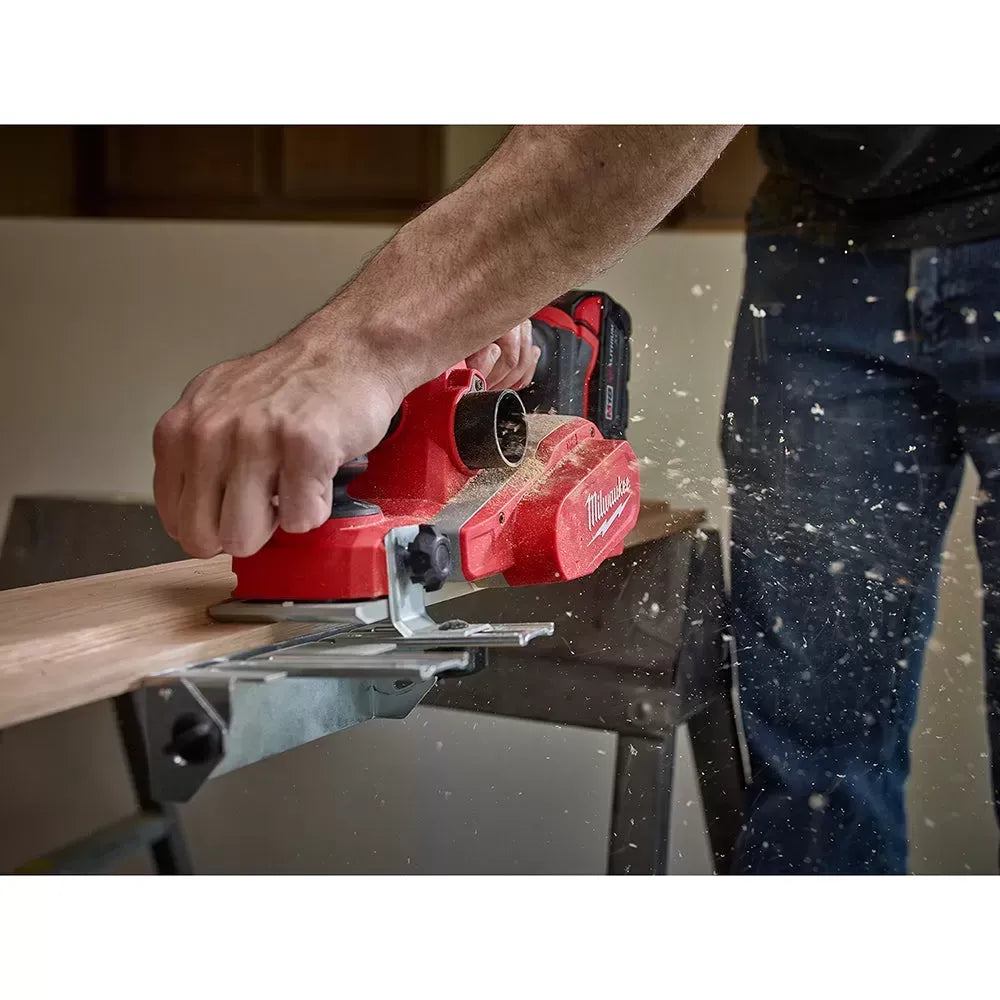 Milwaukee Pre-Sale 2623-20 M18 18V 3-1/4-Inch Planer w/ Bevel/Edge Guide - Bare Tool
