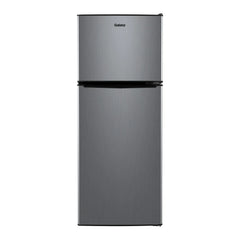 4.6 Cu. Ft. 2 Door Mini Refrigerator with Freezer - Stainless Steel Compact Fridge with Interior Light