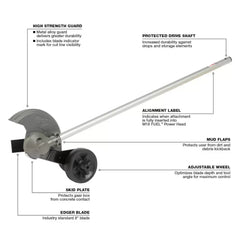 Milwaukee 49-16-2718 M18 FUEL 18V 8-Inch QUIK-LOK Edger Attachment