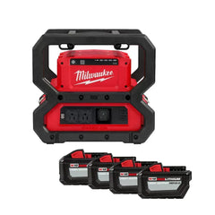 Milwaukee 2845-20x12 M18 18V 1800W Power Supply w/ 4 - 12AH Batteries