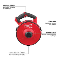 Milwaukee 2873-20P100 M18 FUEL 18V Angler Pulling Fish Tape w/ 100' Polyester