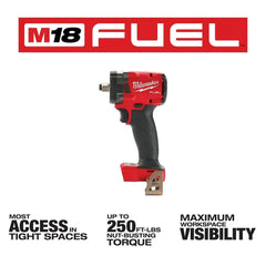 Milwaukee Pre-Sale 2855-20 M18 FUEL 18V 1/2" Impact Wrench w/Friction Ring -Bare Tool