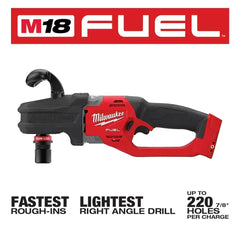 Milwaukee Pre-Sale 2808-20 M18 FUEL HOLE HAWG Right Angle Drill w/ QUIK-LOK - Bare Tool