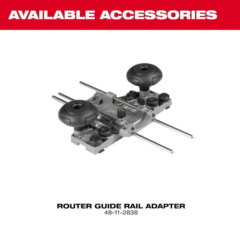 Milwaukee 2838-21 M18 FUEL 18V 1/2" Cordless Lithium-Ion Router Kit, BLACK FRIDAY PRE-SALE ONLY $35.99 AND 2 ADDITIONAL 5.0AH BATTERIES FOR THE FIRST 100 CUSTOMERS