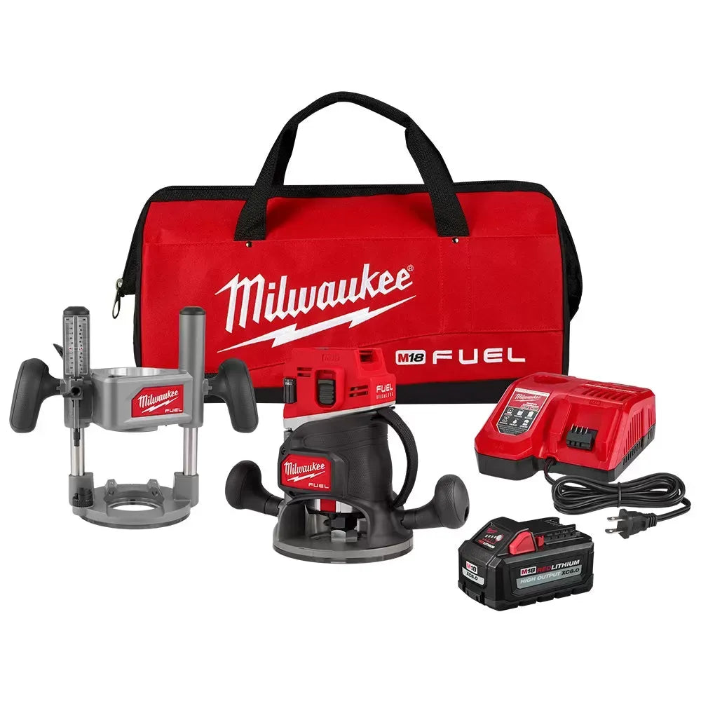 Milwaukee 2838-21 M18 FUEL 18V 1/2" Cordless Lithium-Ion Router Kit, BLACK FRIDAY PRE-SALE ONLY $35.99 AND 2 ADDITIONAL 5.0AH BATTERIES FOR THE FIRST 100 CUSTOMERS