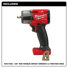 Milwaukee Pre-Sale 2960-20 M18 FUEL 18V 3/8" Cordless Mid-Torque Impact Wrench -Bare Tool